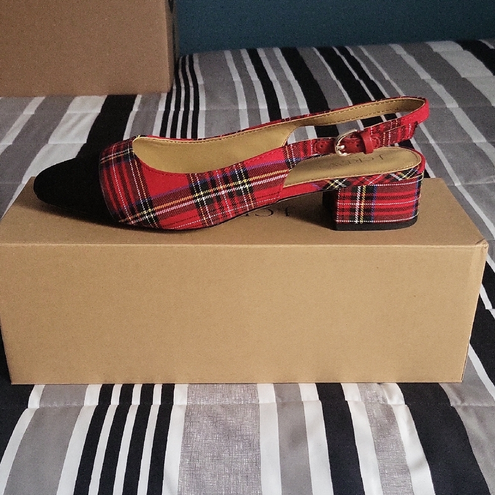 Tartan Slingback Heel